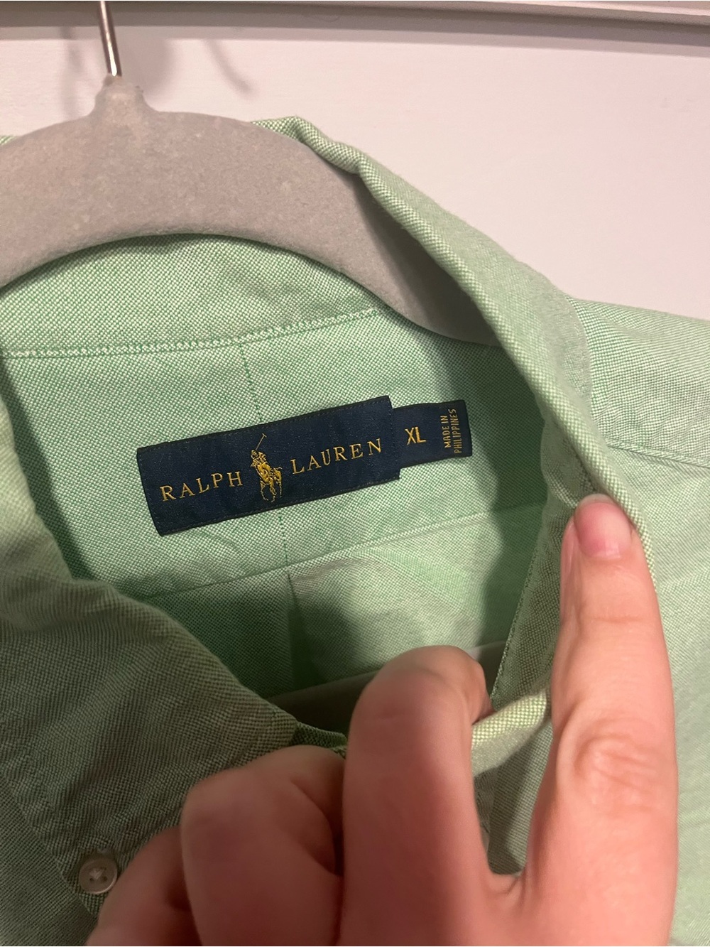 Ralph Lauren light Green Button-Down Oxford Shirt - Picture 6 of 7